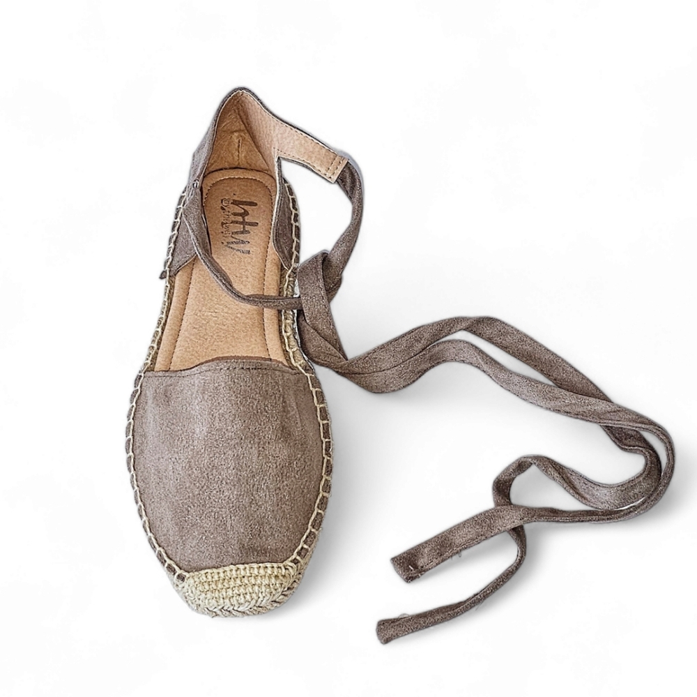 BTW Lace-Up Espadrilles